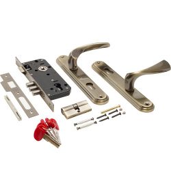 Замок врезной БУЛАТ ЗВ4-3.03.01 Номос бронза