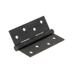 Петля дверная универсальная FUARO 4BB 100x75x2,5 BL черный матовый /40843/