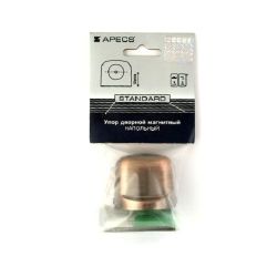 Упор дверной магнитный APECS DS-2751-M AC медь