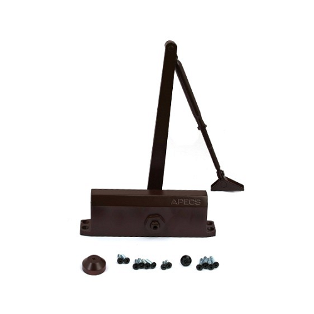 Доводчик дверной APECS DC-20.5/1200/120-A1-BR