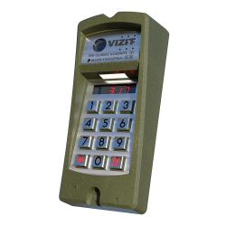 Вызывная видеопанель VIZIT БВД-317RCBW встроенный считыватель EM-Marine, угол 90, белая подсветка