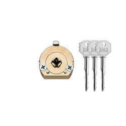 Цилиндровый механизм KALE KILIT 164 F крест-ключ 3кл.