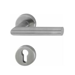 Нажимной гарнитур НОРРЕ E1400Z/42KV/42KVS (Amsterdam) PZ F69 (нержавеющая сталь матовая)