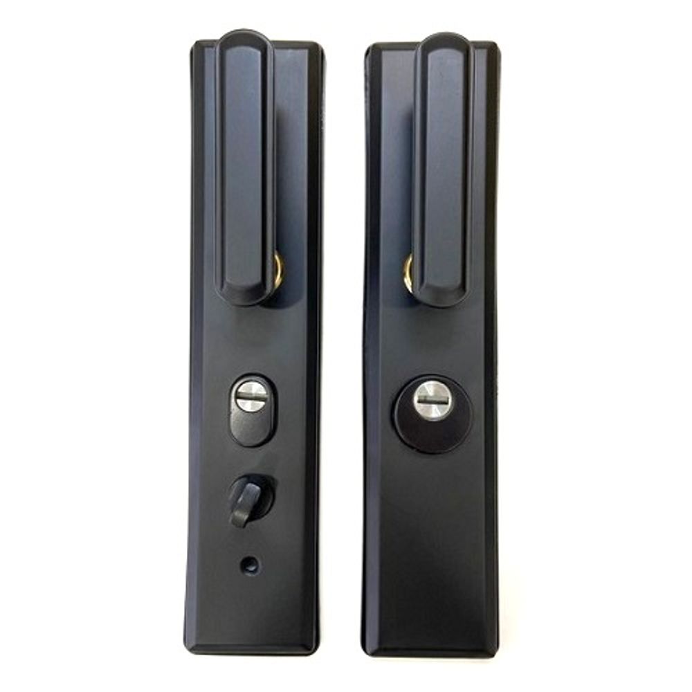 Ручка на китайскую дверь LEKSA 002A-5 черный (универсальная)