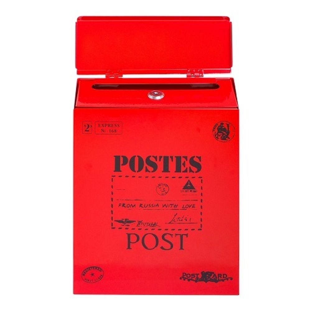 Ящик почтовый АЛЛЮР №3010 красный