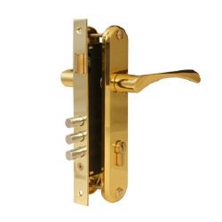 Замок врезной APECS 2223/60 G золото