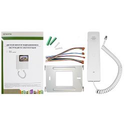 Монитор видеодомофона TANTOS Elly-S с трубкой (белый) TFT LCD 4,3" экран