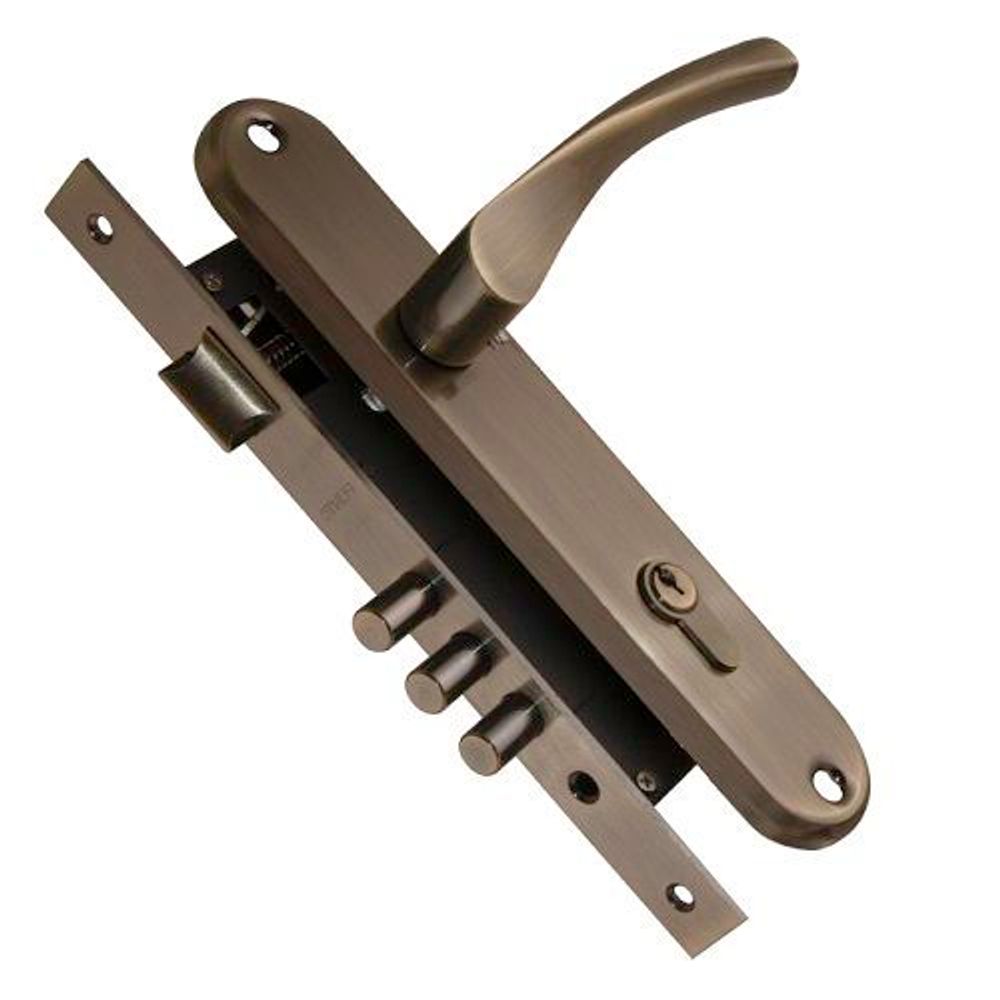 Замок врезной PUNTO KIT P90 4585/3 CRONA AB (бронза) 5кл /41723/