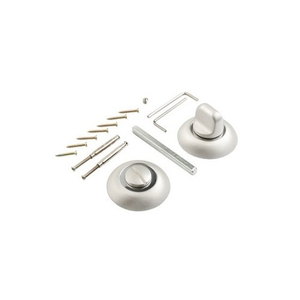 Ручка поворотная PUERTO BK AL 08 PW/CP (жемчужный/хром блестящий)