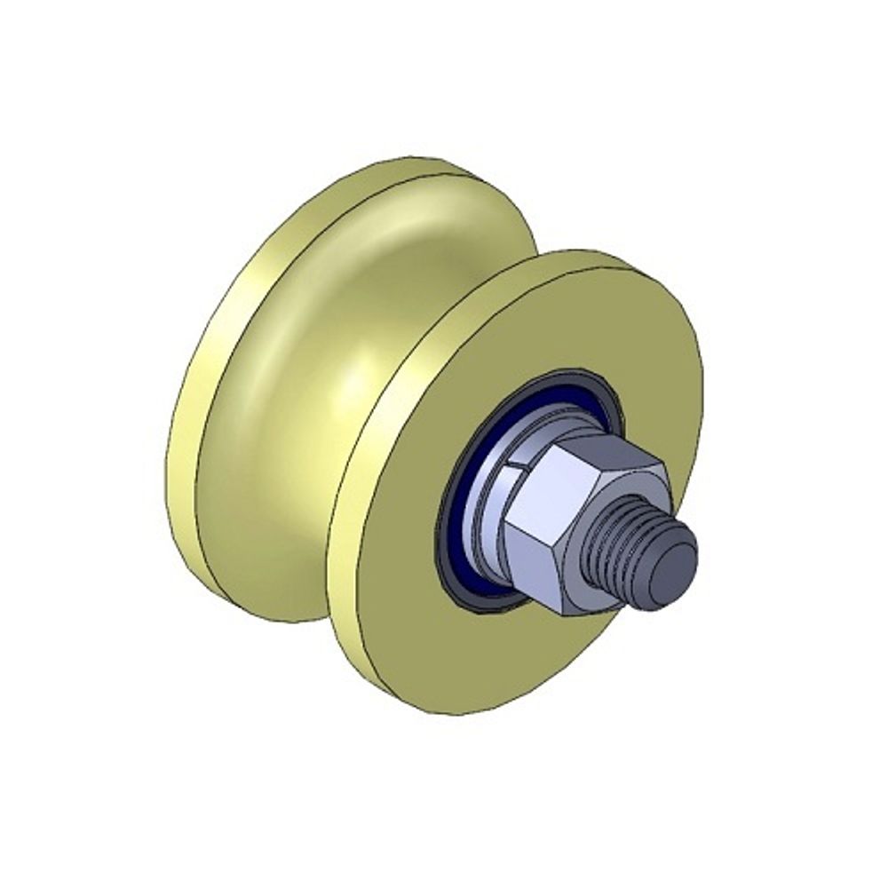 Ролик капролон d-40 под трубу d15