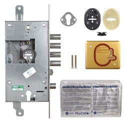 Замок врезной двухсистемный MOTTURA 54.K787 S (левый), ключ 40 мм /12776/