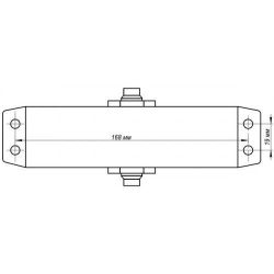 Доводчик дверной NOTEDO DC-100 silver серебро (100 кг)