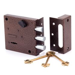 Замок накладной БИФ 090-1 с защелкой