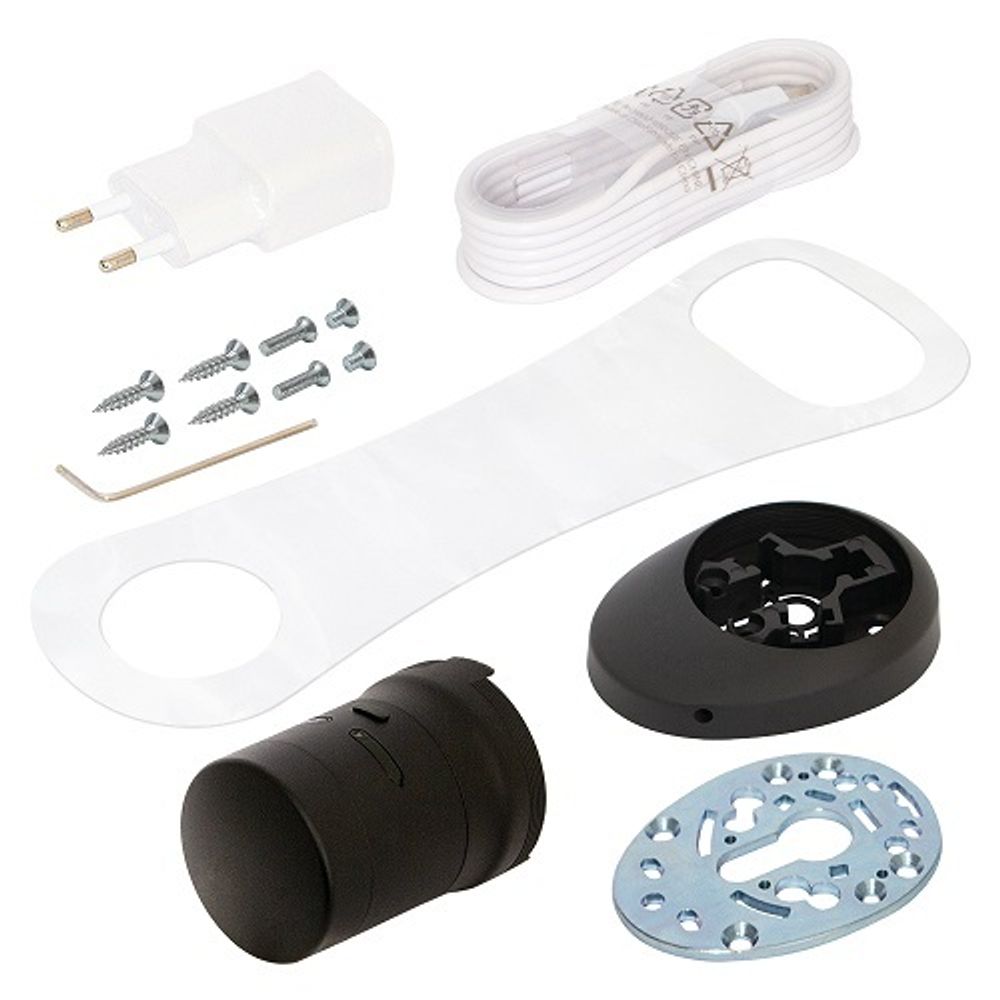 Электронный замок ARMADILLO ROTATOR EL. RT01.01 BL черный /43339/