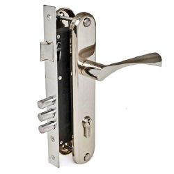 Замок врезной ЗУБЕР ЗВ 8523-85 мм 3 риг CP хром