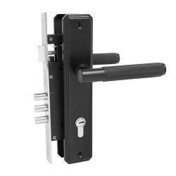 Замок врезной БУЛАТ ЗВ4-3.02.02 ФЕРОНА черный