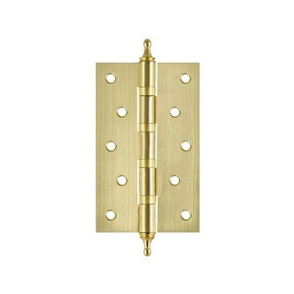 Петля дверная универсальная FUARO 4BB/A/BL 125x75x2,5 SB мат.золото /30983/ (1 шт)