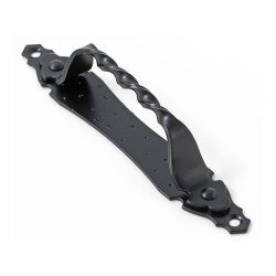 Ручка-скоба НОЭЗ РС80-SL черный матовый "Декор 1"