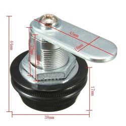 Замок мебельный кодовый 090 цвет черный