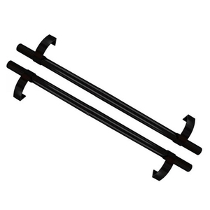 Комплект офисных ручек прямых WDP 1000 мм , черный RAL9005