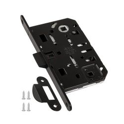 Замок межкомнатный AGB WC MEDIANA EV B01102.50.93.567 (черный) /36549/