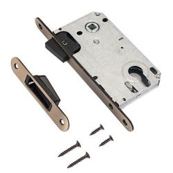 Замок врезной магнитный APECS 5300-M AN антик