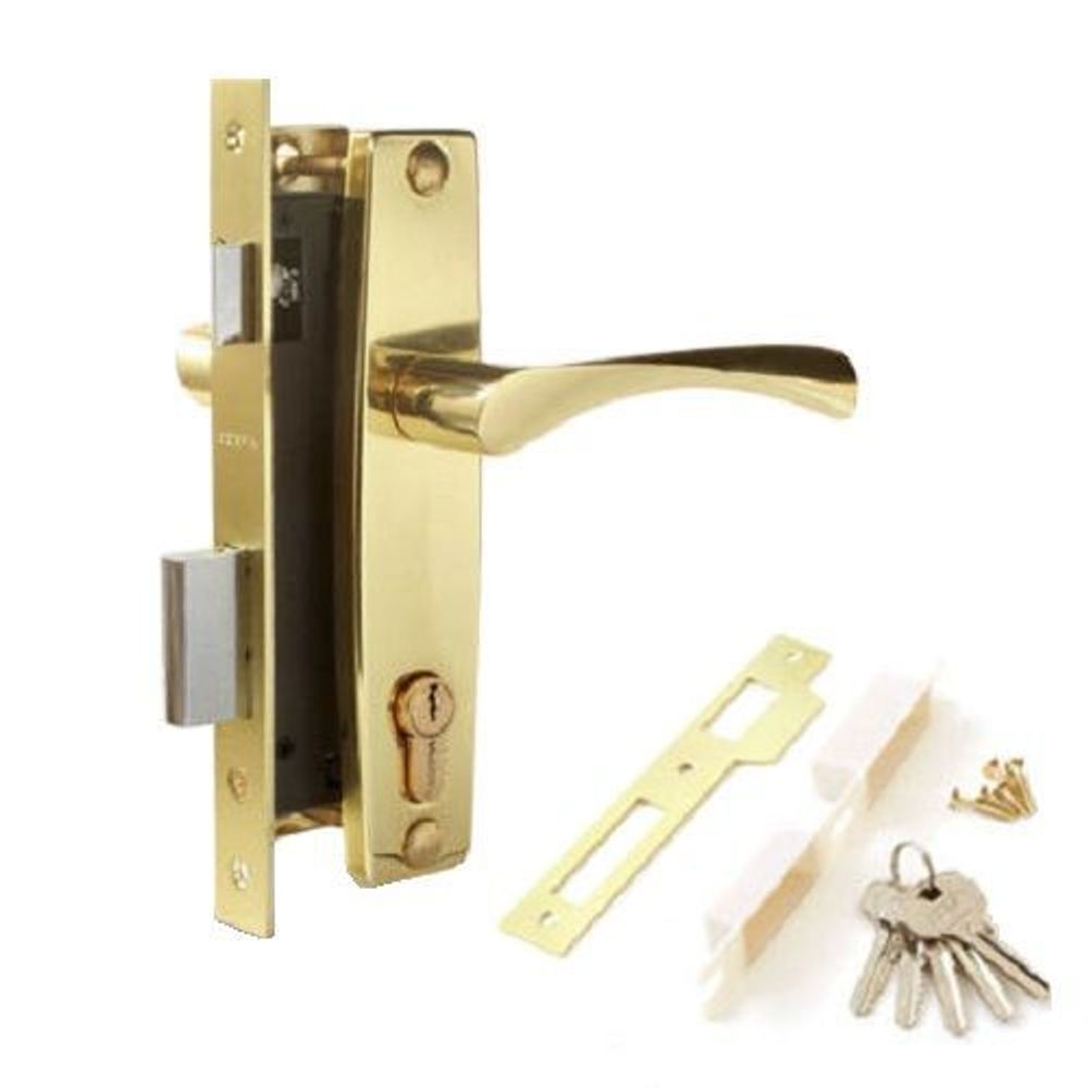 Замок врезной APECS 1330/60 G золото