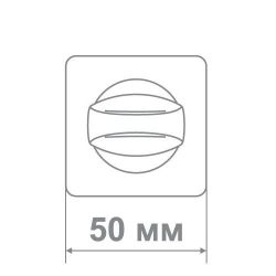 Накладка МЕДИО BAT88 CP/SILVER хром/серебро