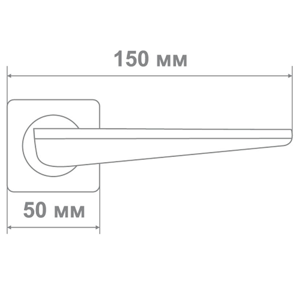 Ручка Медио M5361-88 CP/SILVER хром/серебро