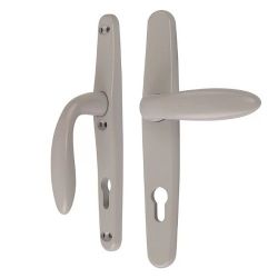 Нажимной гарнитур STUBLINA 1025.00.315 Е=92 мм серый (RAL 9006)