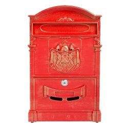 Ящик почтовый АЛЛЮР №4010В антик красный