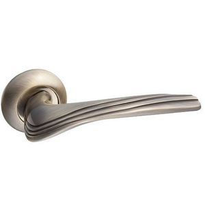 Ручка дверная RENZ 82-08 АВ "Фабрицио" (бронза)