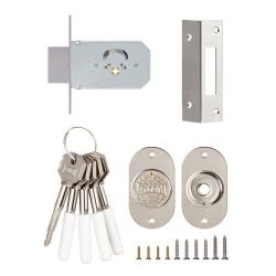 Замок врезной KALE KILIT 156/F хром 5кл. /1092/