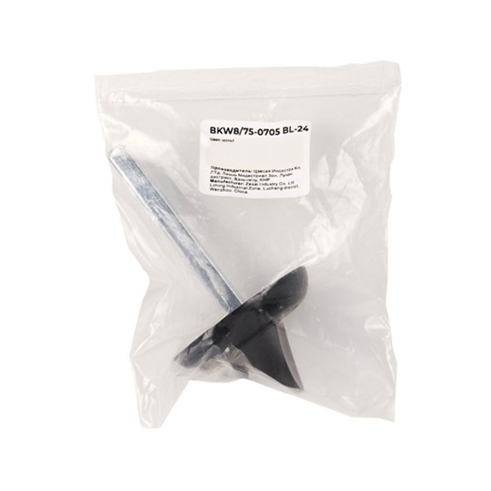Ручка поворотная AJAX BKW8x75-0705 BL-24 черный /60701/