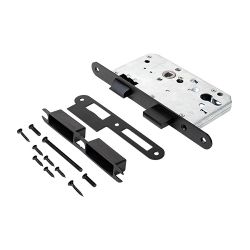 Замок врезной противопожарный APECS 1900 INOX BLM черный