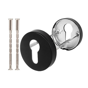 Накладка под цилиндр FUARO DSS-02-ET black (нержавейка 201) /45461/