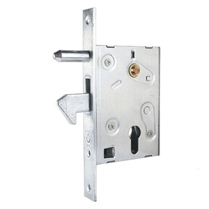 Замок врезной для откатных ворот БУЛАТ ЗВ4-1К.60.72.25.04 хром 60мм м/о 72мм