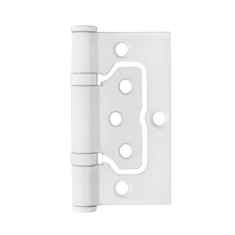 Петля универсальная без врезки PUNTO 200-2B/HD 75x2,5 WH белый /61267/ (1 шт)