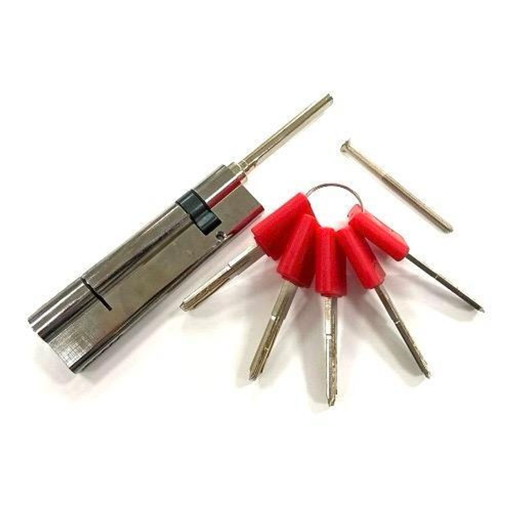 Цилиндровый механизм со штоком КАРАТ 115мм