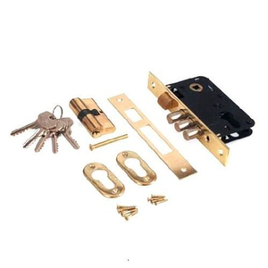 Замок врезной APECS 1000/60 G золото