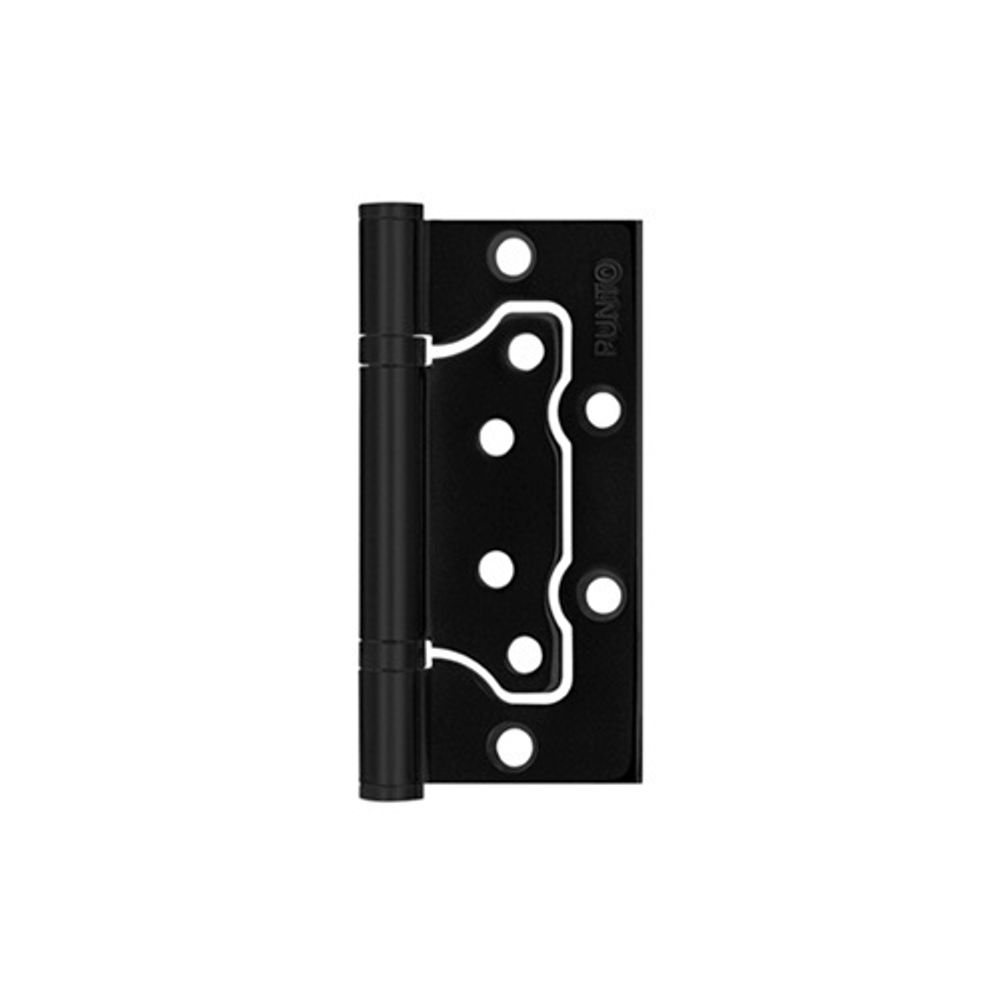 Петля универсальная без врезки PUNTO 200-2B 125x2,5 BL черный