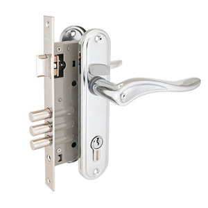 Замок врезной АЛЛЮР 102/3 CP хром