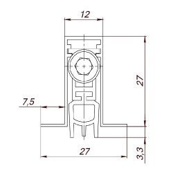Автоматический порог ARMADILLO EASY BLOCK F/420 /45399/