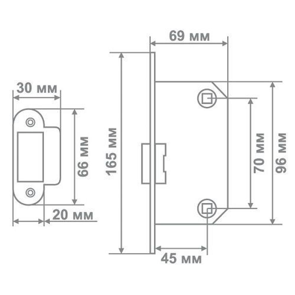 Механизм МЕДИО BAT 7045 oval (овал) SN никель