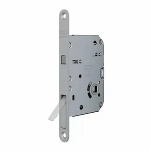 Защелка врезная AGB B08981.50.34 WC для раздвижных дверей (матовый хром) SCIVOLA TRE /46371/