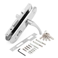 Замок врезной с ручками PALLADIUM ЗВ-1703 CP хром