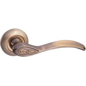 Ручка дверная RENZ 17-08 PCF "Флория" (кофе блестящий)