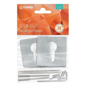 Накладка под цилиндр FUARO ET DM SSC-16 сатинированный хром /43027/