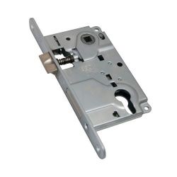 Замок межкомнатный под цилиндр AGB CENTRO B01025.50.06 (никель) /1744/