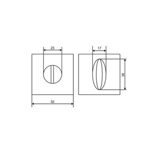Ручка поворотная ABRISS BK 2105 MWP белый матовый